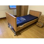 Invacare Mobile Adjustable Height Bed Frame, with Invacare soft foam premier mattress (Room 24)