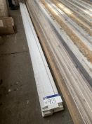 Approx. 14 Lengths of Primed MDF Blade Skirting, each length approx. 120mm x 18mm x 4.4m long Please