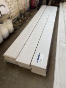 Approx. 27 Lengths of Primed MDF Bull Nose Window Board, each length approx. 270mm x 22mm x 3.66m