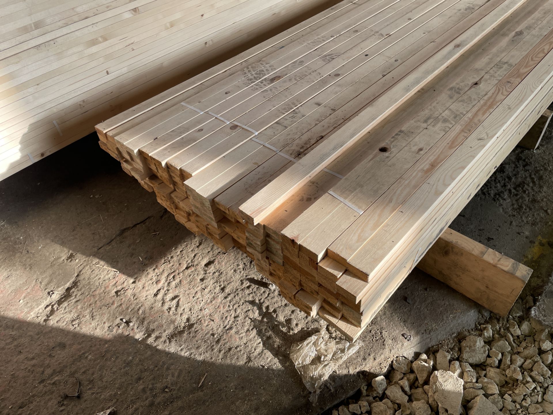 Approx. 18 Bundles x Ten Lengths 25mm x 50mm Planed All Round Softwood Please read the following - Image 3 of 3