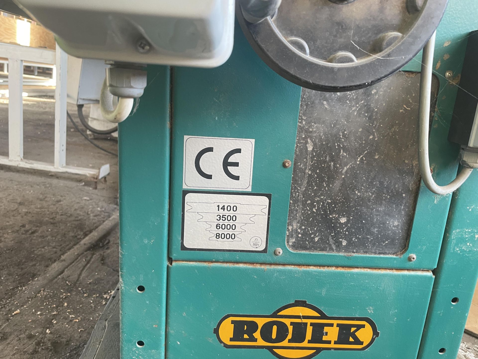 Rojek F3N 300F Router, serial no. 803, year of manufacture 2000, 400V Please read the following - Bild 5 aus 6