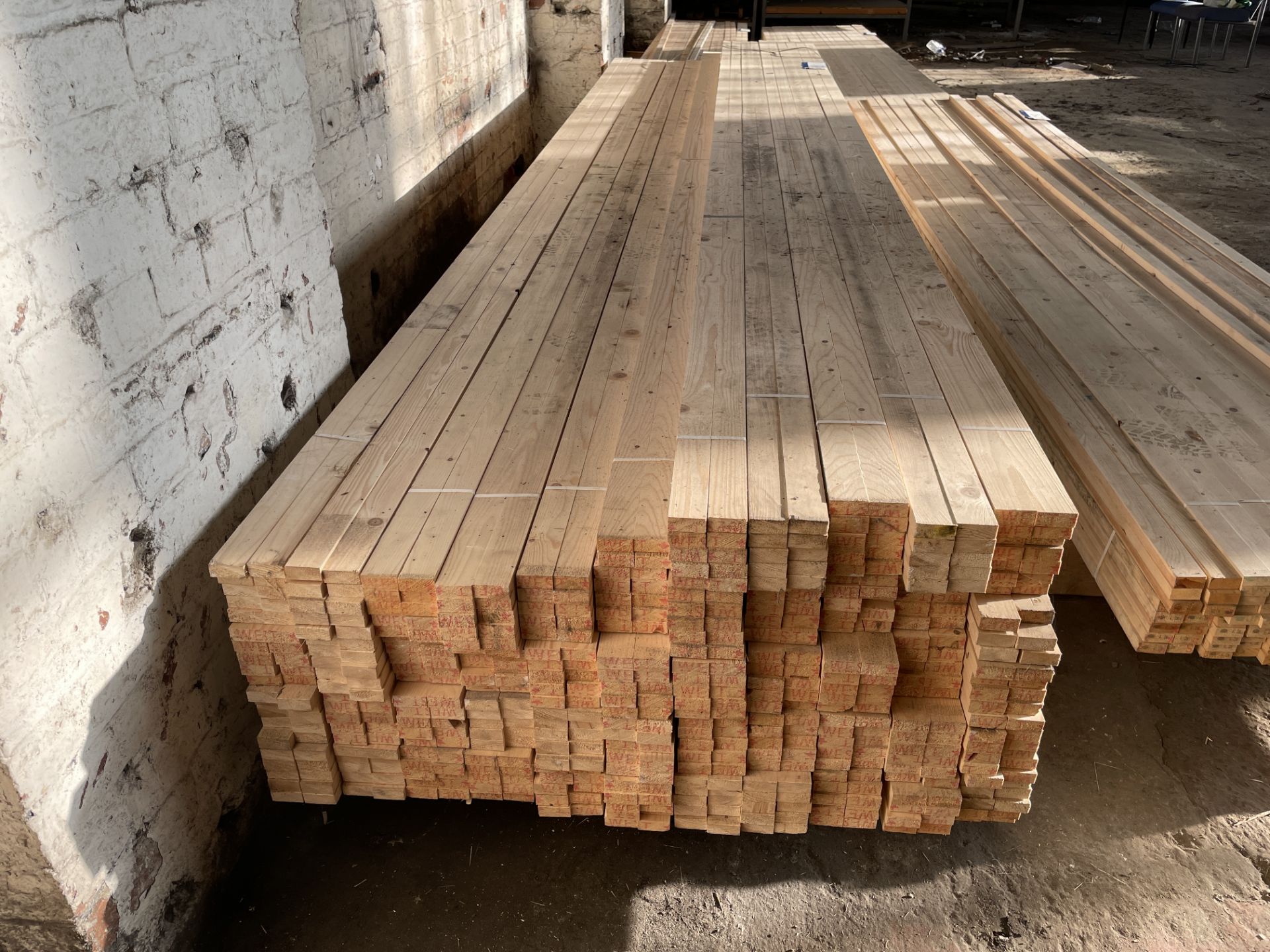 Approx. 44 Bundles x Ten Lengths 25mm x 50mm Planed All Round Softwood Please read the following - Bild 2 aus 2