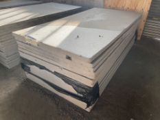 15 x 50mm EPS Board, mainly 2.4m x 1.2, in one stack Please read the following important