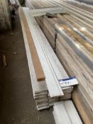 Approx. 60 Lengths of Primed MDF Oslo Skirting, each length approx. 140mm x 18mm x 4.4m long