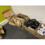 Assorted Cables & Monitor Cables, in cardboard boxes, in one area Please read the following