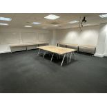 Modular Desks, throughout room Please read the following important notes:- Air conditioning system