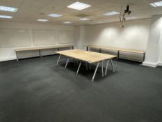 Modular Desks, throughout room Please read the following important notes:- Air conditioning system