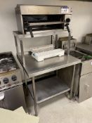 Falcon Dominator Gas Grill, with stand and stainless steel bench, 900mm wide Please read the