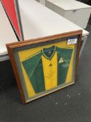 Framed Signed Australia Soccer Shirt Please read the following important notes:- Air conditioning