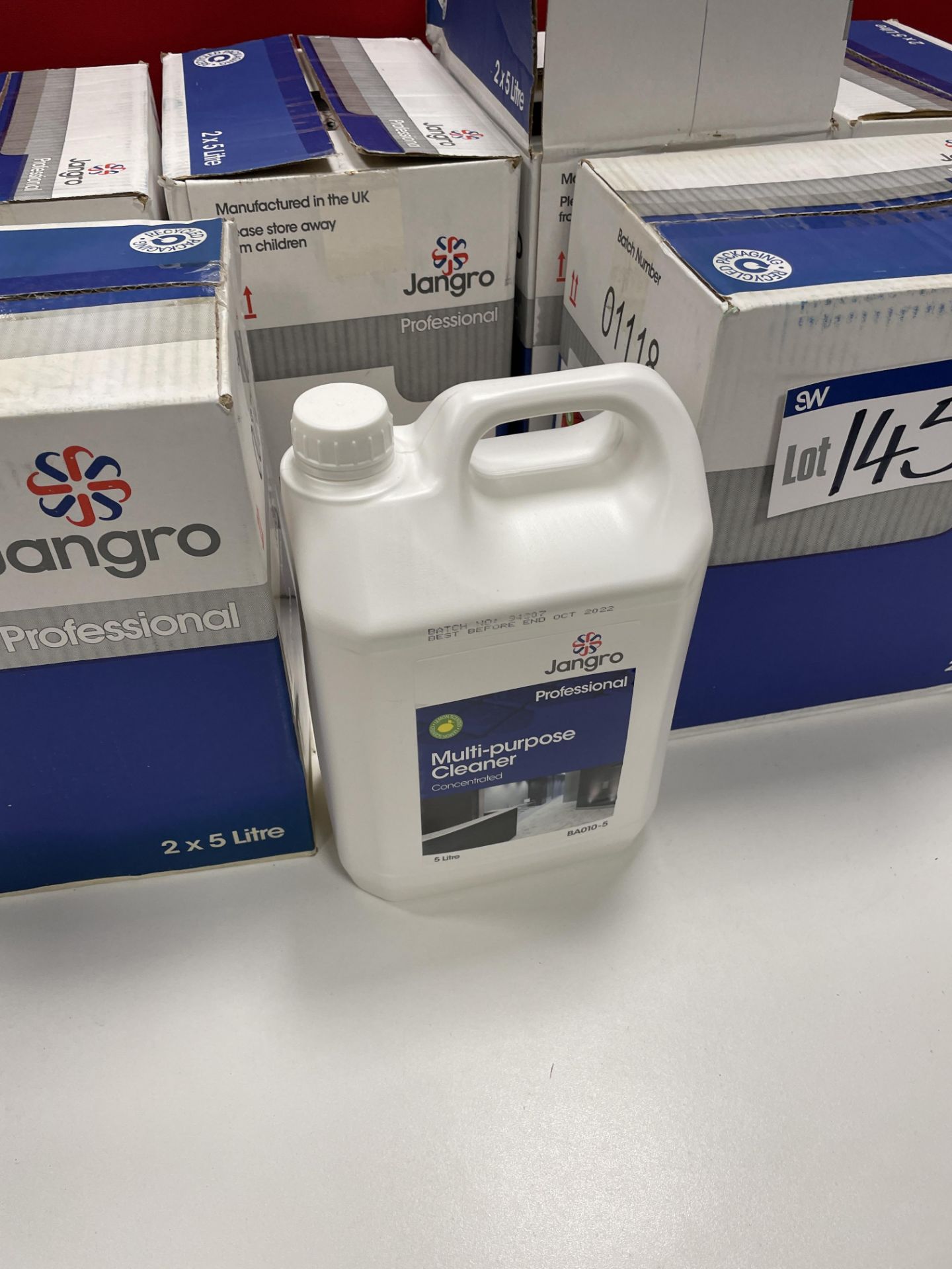 Jangro Concentrated Multi-Purpose Cleaner, in six boxes Please read the following important - Image 2 of 2