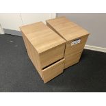 Two Multi-Drawer Pedestals Please read the following important notes:- Air conditioning system and