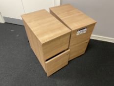Two Multi-Drawer Pedestals Please read the following important notes:- Air conditioning system and