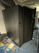 Comms Cabinet, with APC In-Row S C cooling system and residual contents Please read the following