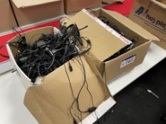 Assorted Telephone/ Microphone Headsets, in two boxes Please read the following important notes:-