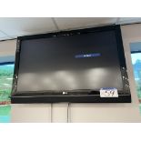 LG 42LC55 Flat Screen Television, serial no. 709WRTF1U213, with wall bracket (no remote control)