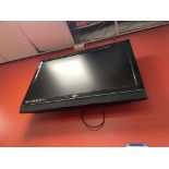 LG 42LC55 Flat Screen Television, with wall bracket (no remote control) Please read the following