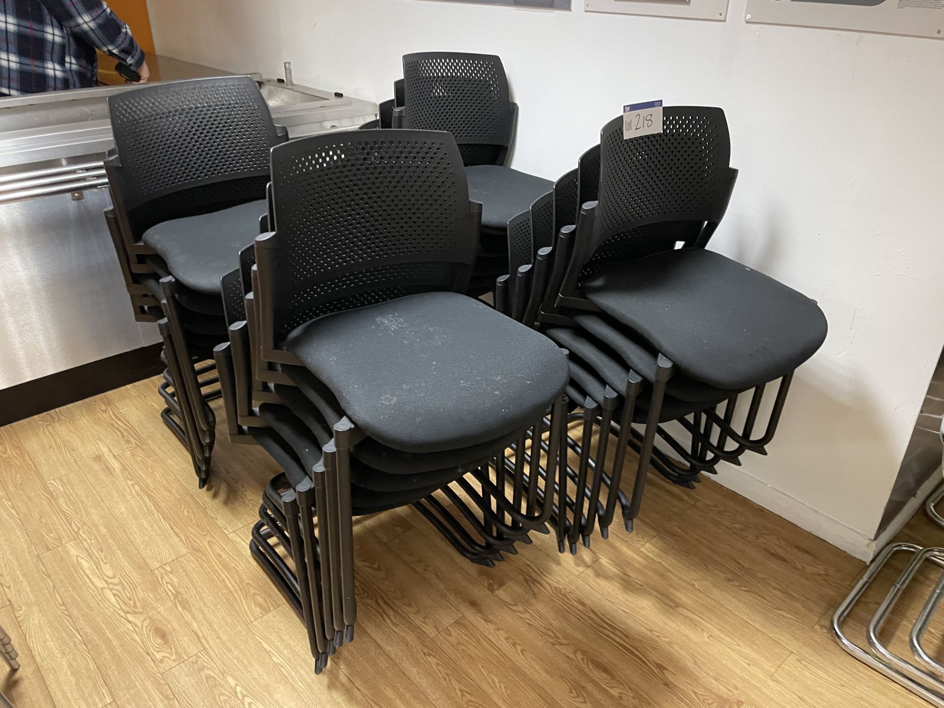 Approx. 20 Matching Stacking Chairs, in four piles Please read the following important notes:- Air