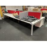 Steel Framed Double Sided Desk Unit Please read the following important notes:- Air conditioning