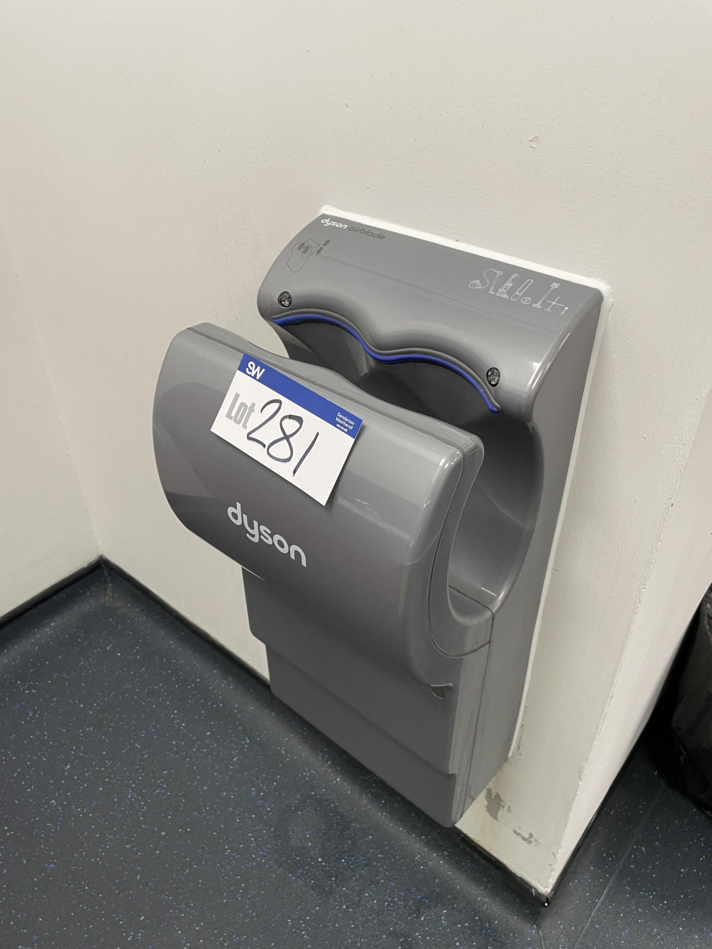 Dyson Air Blade Hand Dryer Please read the following important notes:- Air conditioning system and