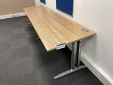 Cantilever Framed Desks, throughout room Please read the following important notes:- Air