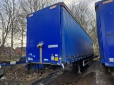 MONTRACON Tri Axle Curtainside Trailer, Chassis No. C255507, Year of Manufacture 2007, Tested