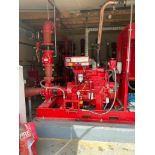 Tyco Clarke Grundfos DIESEL ENGINE EMERGENCY STANDBY FIRE PUMP, 125 hours at time of listing, fitted