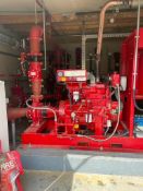 Tyco Clarke Grundfos DIESEL ENGINE EMERGENCY STANDBY FIRE PUMP, 125 hours at time of listing, fitted