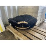 Two Sweeper/ Bungalow Brushes, approx. 950mm dia., lot located in Bretherton, Lancashire, lot loaded