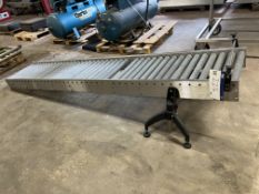 Roller Conveyor, approx. 3m x 0.5m wide, lift out charge - £20 + VAT, lot located in Bury St