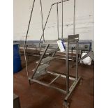 Five Step Inspection Gantry, with siderails, gantry height approx. 1.3m, 1.3m x 1m x 2.3m high