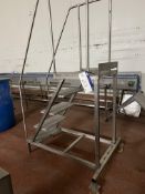 Five Step Inspection Gantry, with siderails, gantry height approx. 1.3m, 1.3m x 1m x 2.3m high