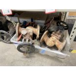 Five Assorted Valves, as set out under rack, lot located in Bretherton, Lancashire, lot loaded