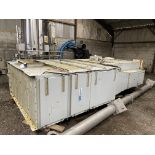 DCE DALAMATIC DUST FILTER UNIT, approx. 2.3m x 1m x 4.7m high overall, with explosion relief