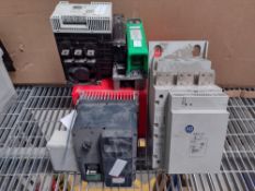 Electrical Components, including Commander C200 Variable Drive, Siemens Sirius, AB SMC-3 SMC-3 Low