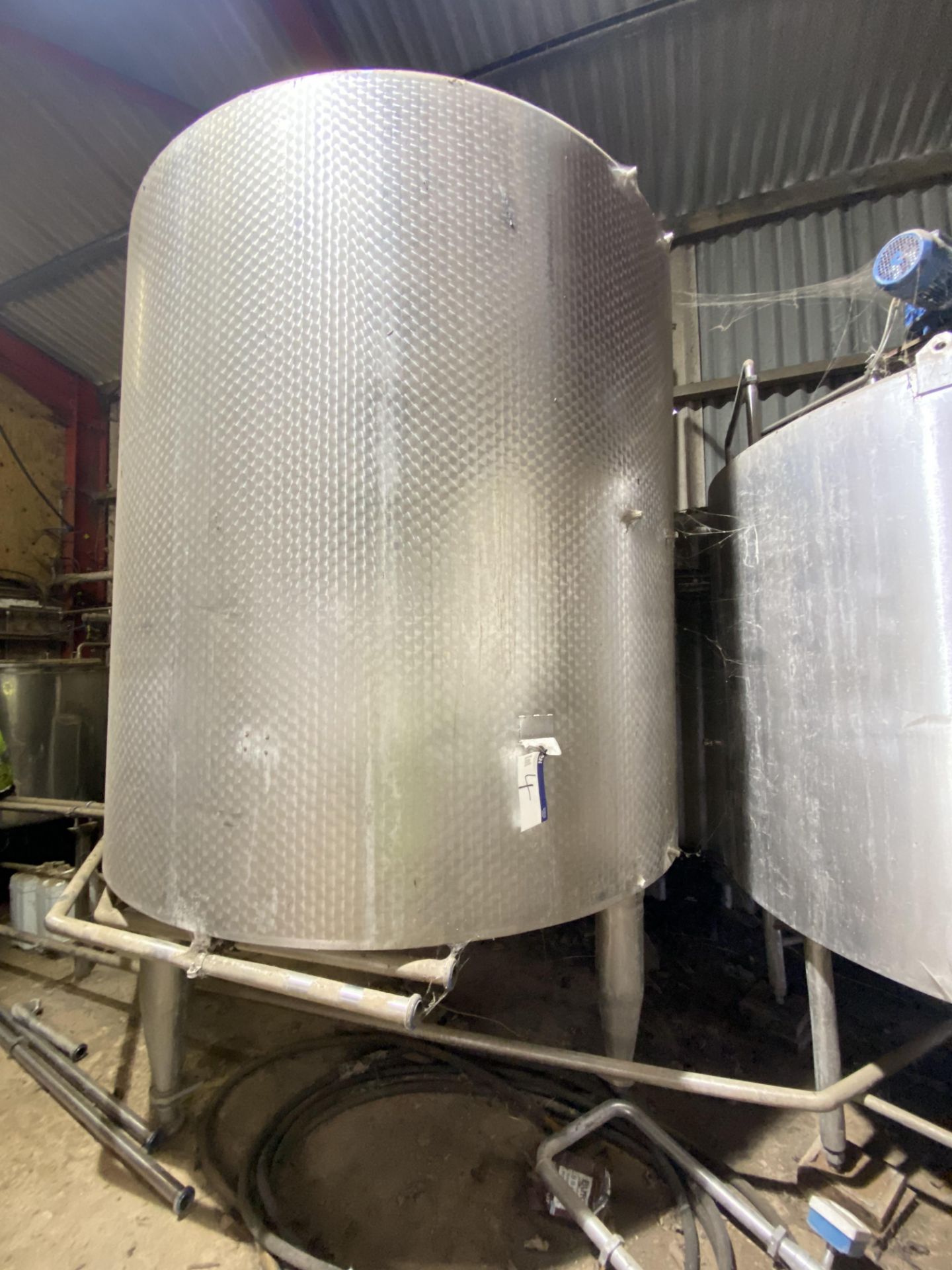Pasilac SBQ VERTICAL STAINLESS STEEL MIXING VESSEL, code no. 733.16, serial no. 54.754/01.2, approx.