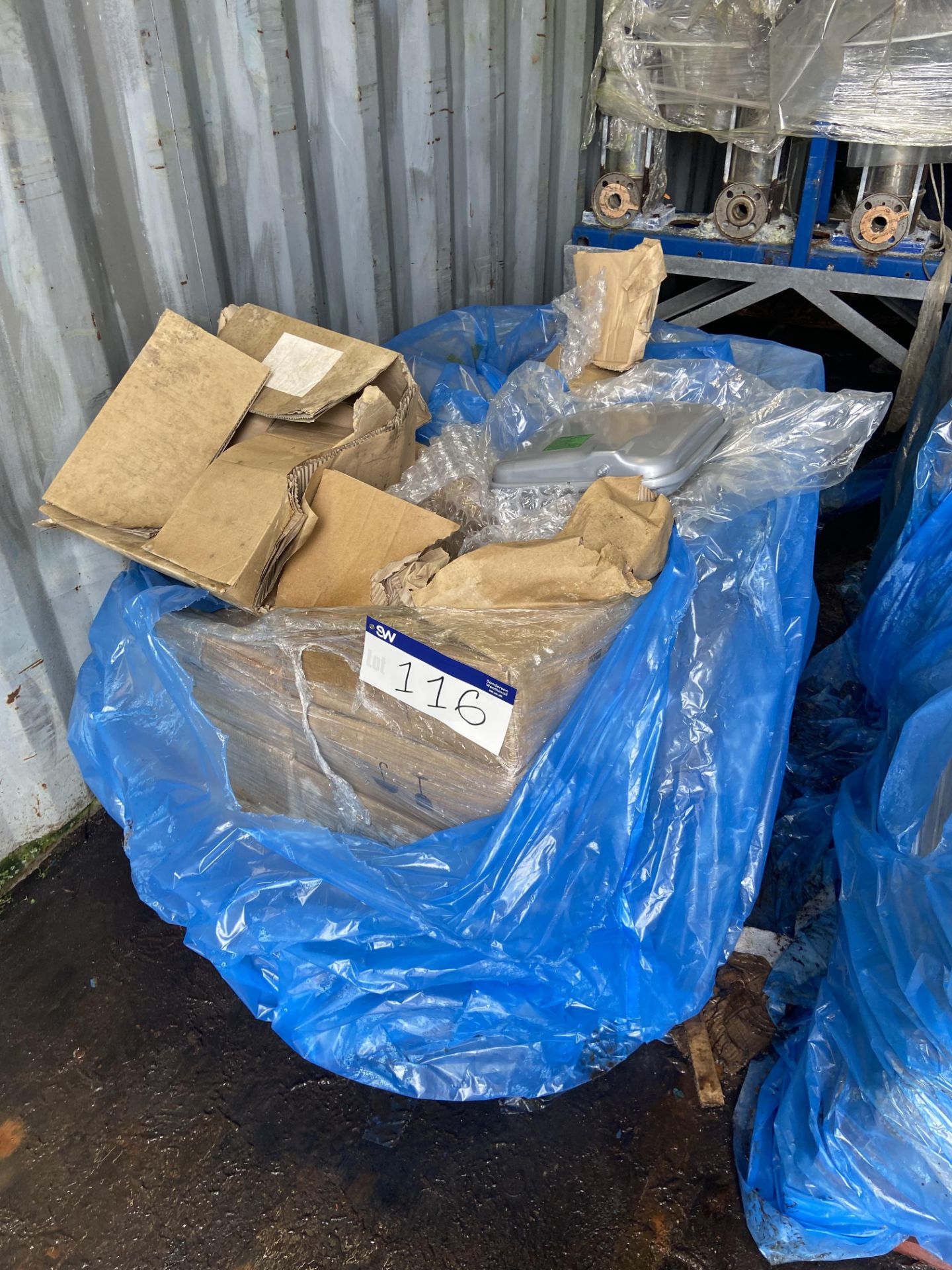 Quantity of Winkelmann CRI 8 Diaphragm Extension Tanks, as set out on pallet, lot located in