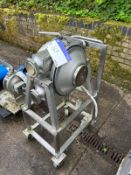 Pump, on mobile stand, lift out charge - £10 + VAT, lot located in Bury St Edmunds, Suffolk Please