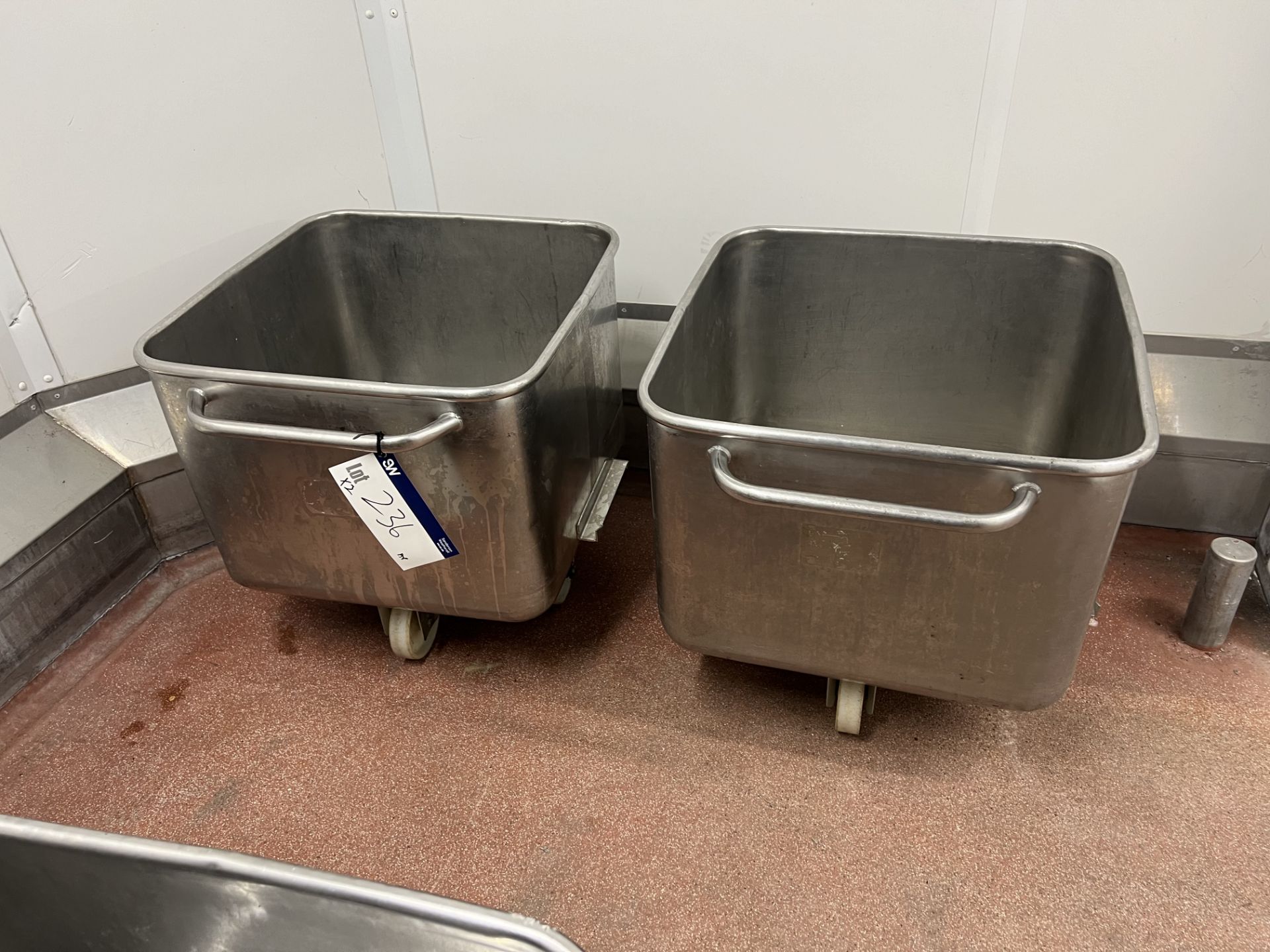 Two Tote Bins, lift out charge - £20 + VAT, lot located in Bury St Edmunds, Suffolk Please read