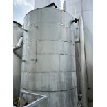 Two Insulated Cooking Oil Tanks, approx. 5,000 litres each, on frame with steps etc., approx. 4.5m x