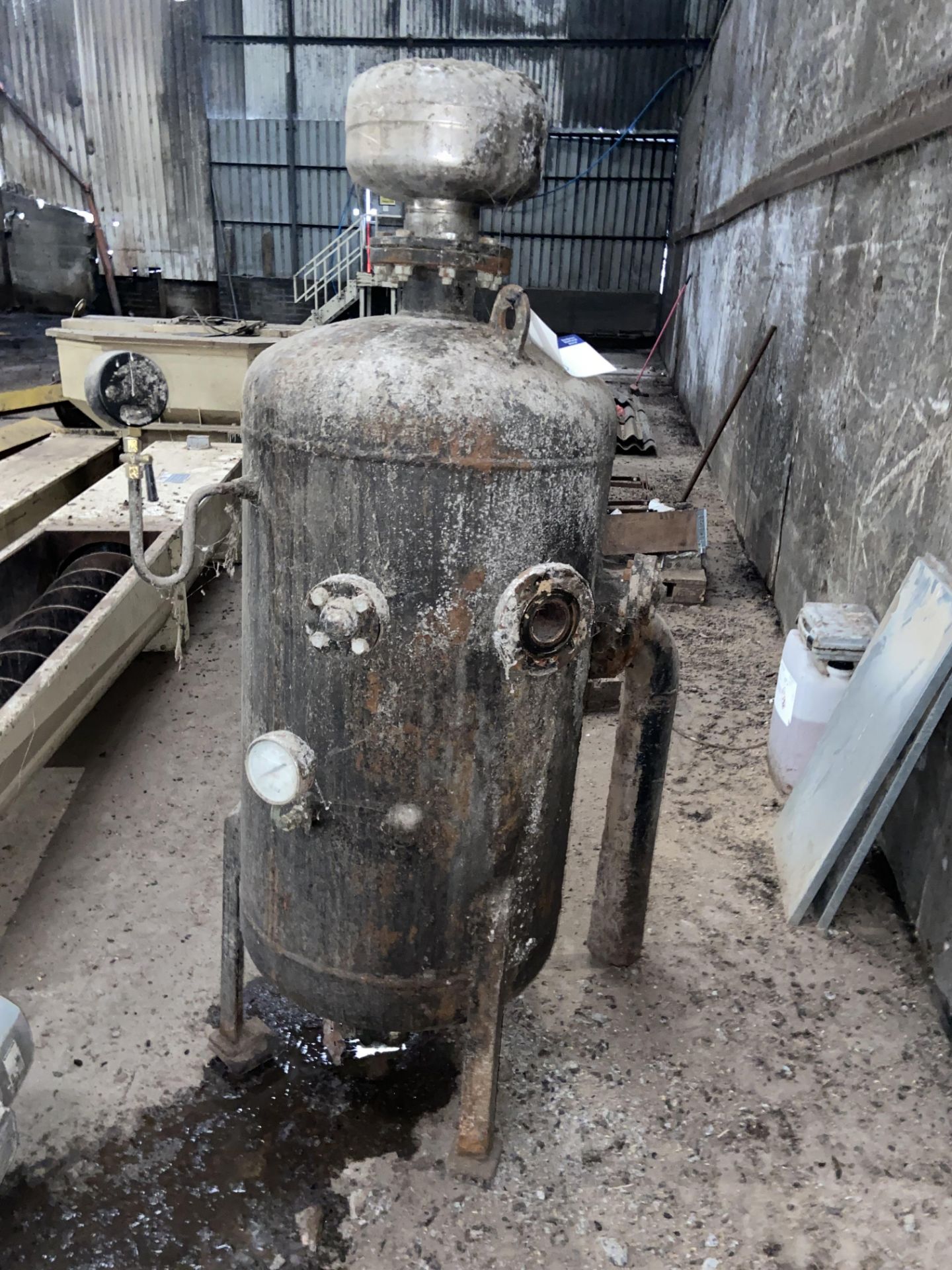 Abbott Vertical Welded Steel Blowdown Vessel, no. AC61876, year of manufacture 2017, 300 litre