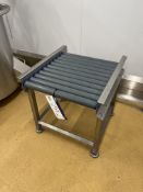 Roller Conveyor, approx. 650mm x 650mm x 650mm high, lift out charge - £20 + VAT, lot located in