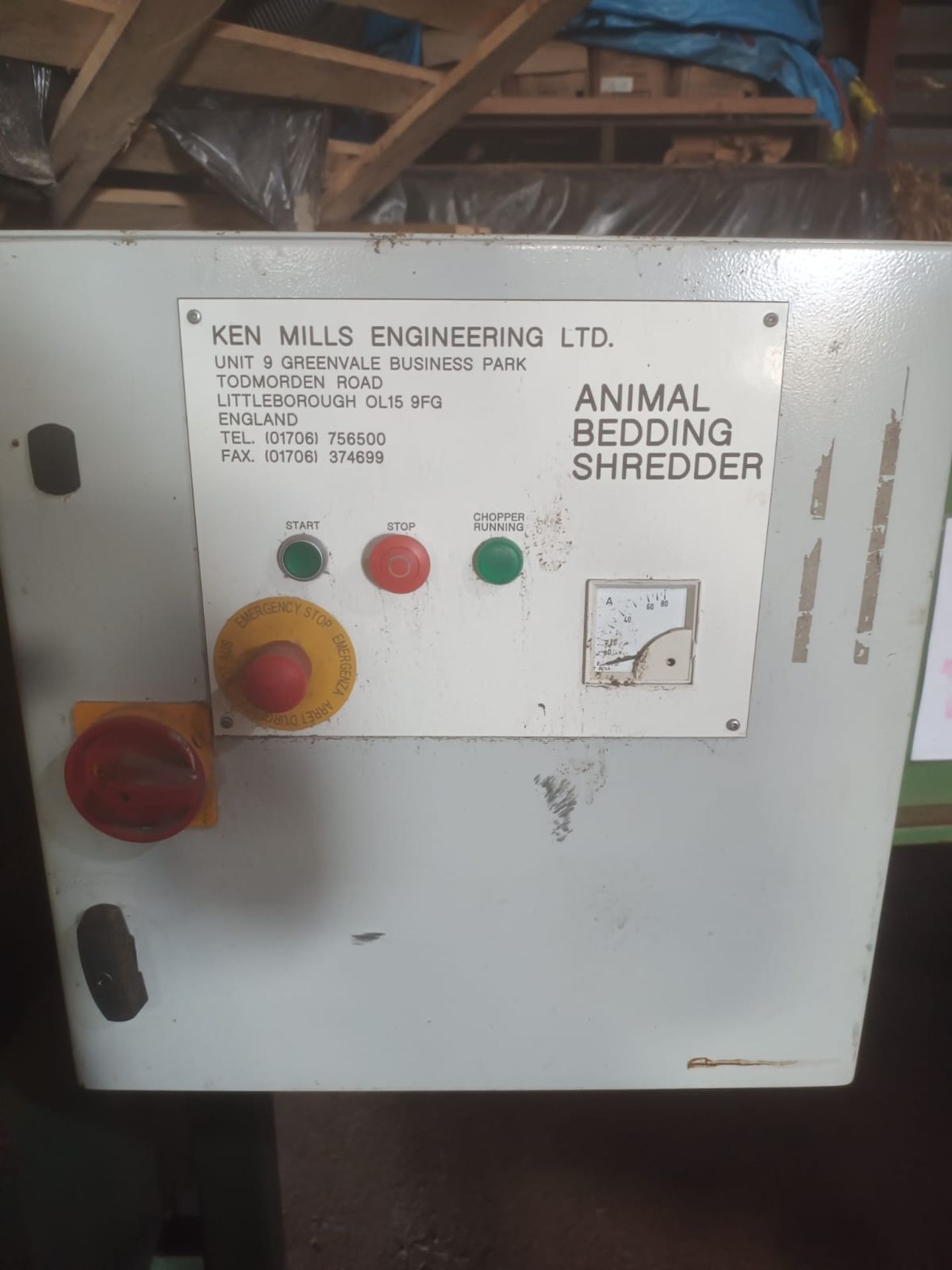 Ken Mills Engineering Animal Cardboard Bedding System comprising: Supercut shredder, infeed - Image 12 of 14