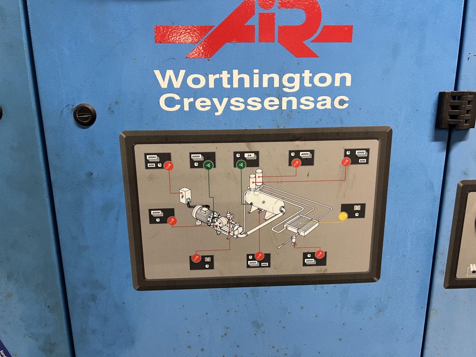 Worthington Creyssen Sac Rollair 30 Compressor, serial no. RLR 30AM8, lift out charge - £50 + VAT, - Image 2 of 6