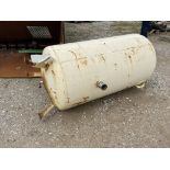 Vertical Welded Steel Air Receiver, approx. 2m high, lot located in Bretherton, Lancashire, lot