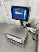Scanvaegt B406 3kg x 0.01kg divisions Load Cell Weighing Unit, serial no. 97041818A, with platform