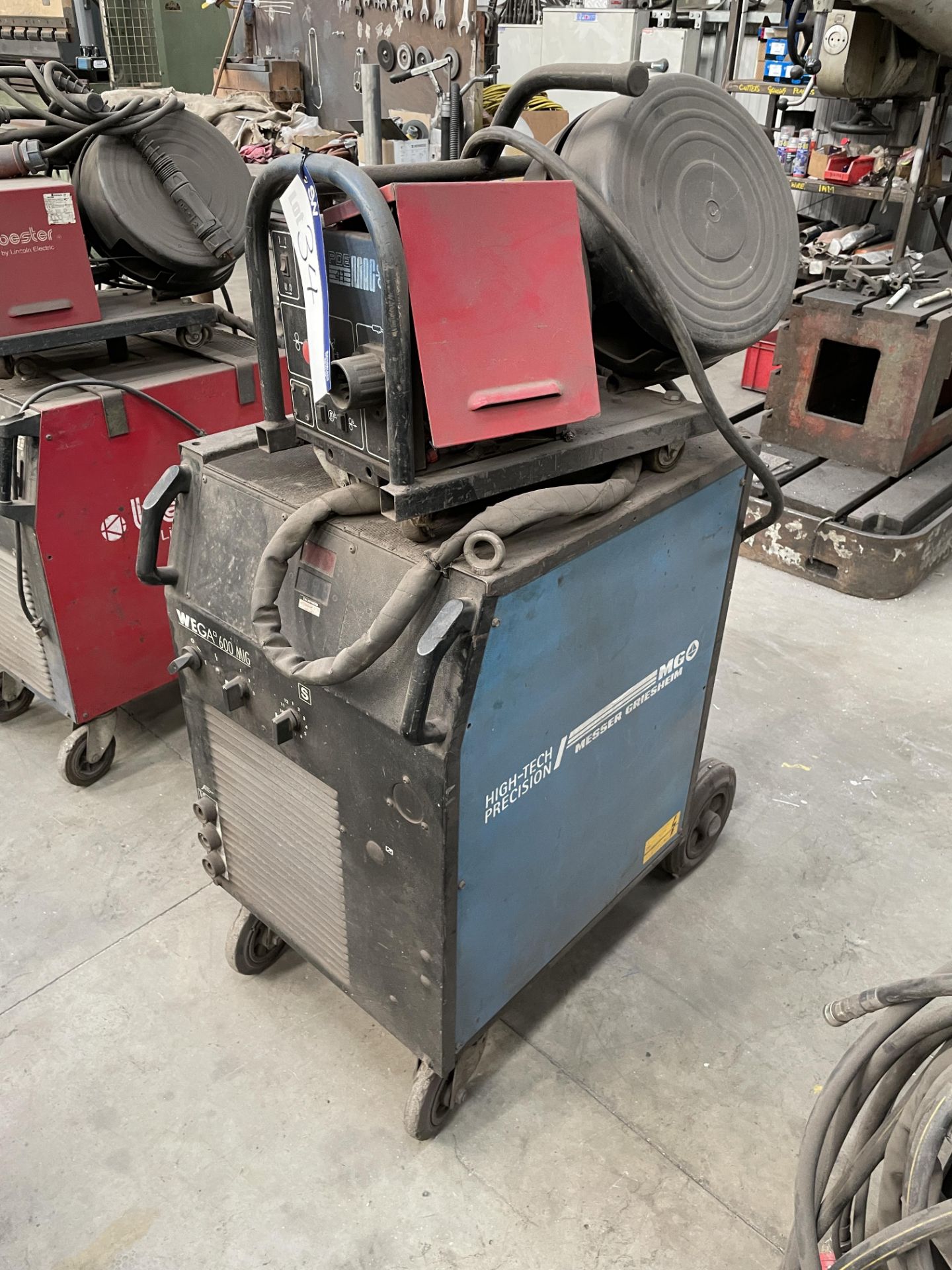 Messer Griesheim WEGA 600 MIG WELDING SET, serial no. 67212005480, lot located at Ocean Raw Ltd & - Image 2 of 3