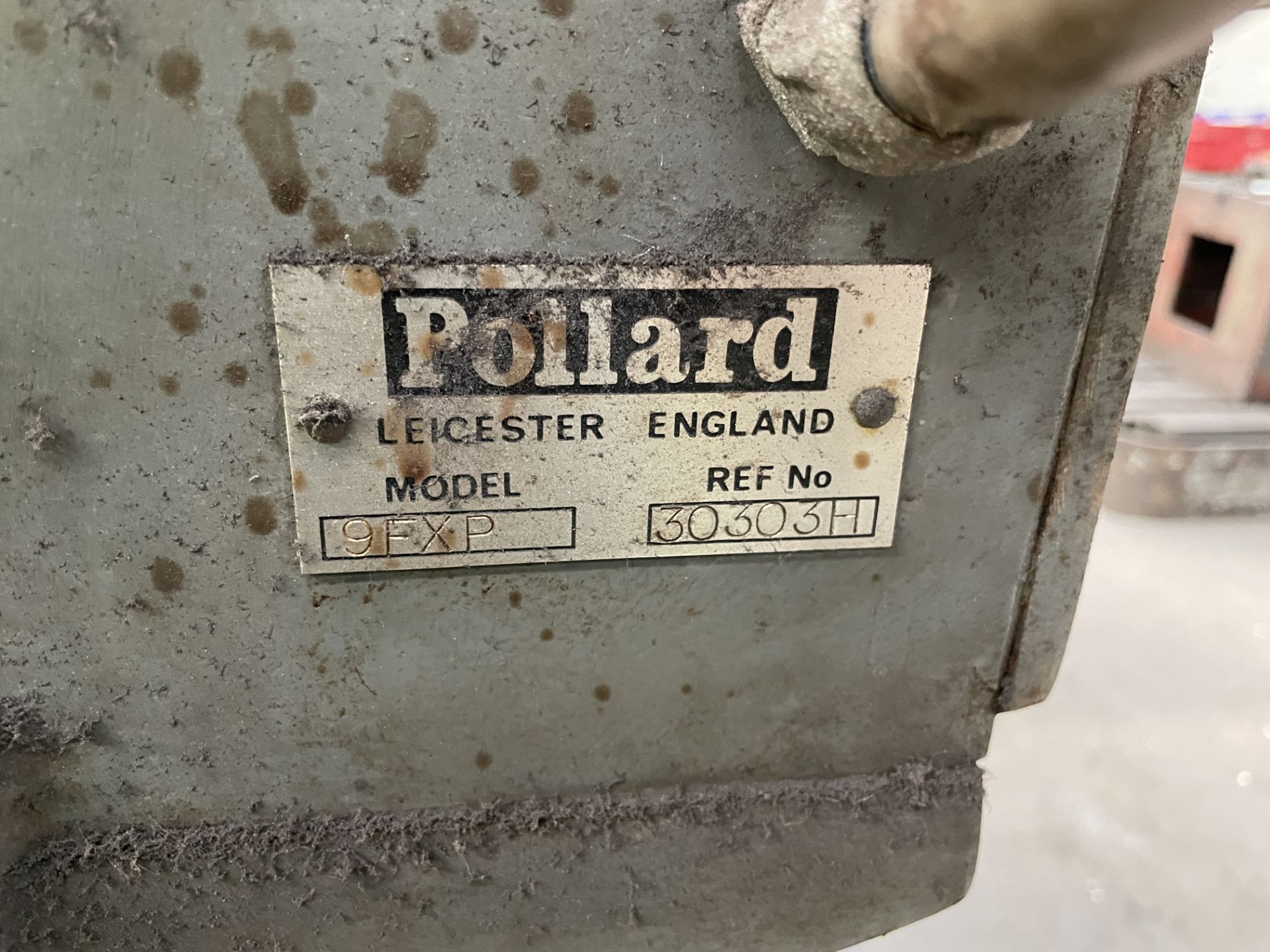 Pollards 9FXP Drilling Unit, serial no. 30303H, with T-slotted table, 180mm x 180mm, lot located - Image 3 of 3