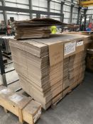 400 Cardboard Corrugated Flat Pack Cases, each approx. 540mm x 360mm x 350mm external, 534mm x 354mm