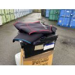 Four Janga Riot Wet Suits & Four Peak UK Sleeveless Long John Wetsuits, with plastic crate Please