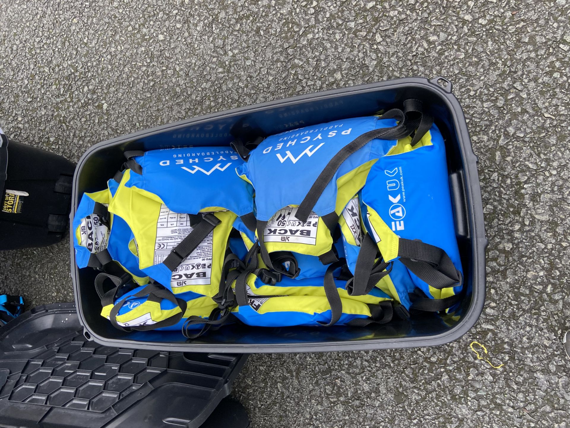 Quantity of Psyched Personal Floatation Devices, as set out in plastic bag, with three plastic - Image 4 of 5